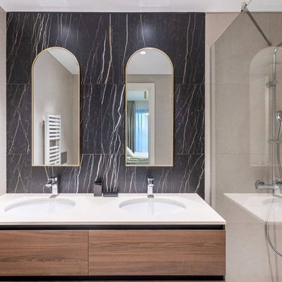 Alquiler de un piso luminoso de 3 habitaciones, 84 m², en el complejo residencial BW Terraces, Belgrado, Serbia